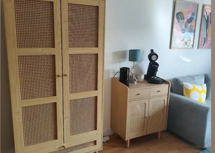 公寓 Happy Weekend Mit Balkon Und Blick Ins Gruene *